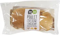 Briochon poulet cheddar et sauce au curry