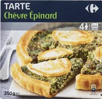 Tarte chèvre épinard