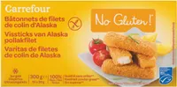 Bâtonnets de filets de colin d'Alaska