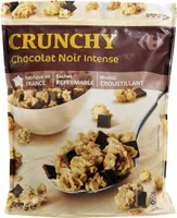 Crunchy dark chocolate