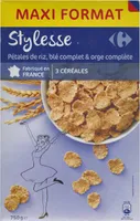 Céréales riz, blé et orge