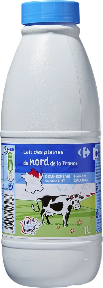 Lait des campagnes demi-écrémé