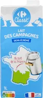 Lait des campagnes demi-écrémé