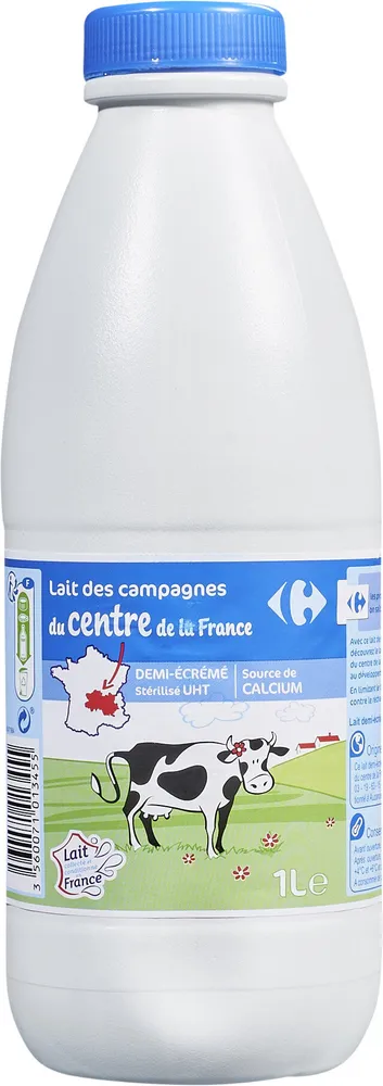 Lait des campagnes du centre de la France