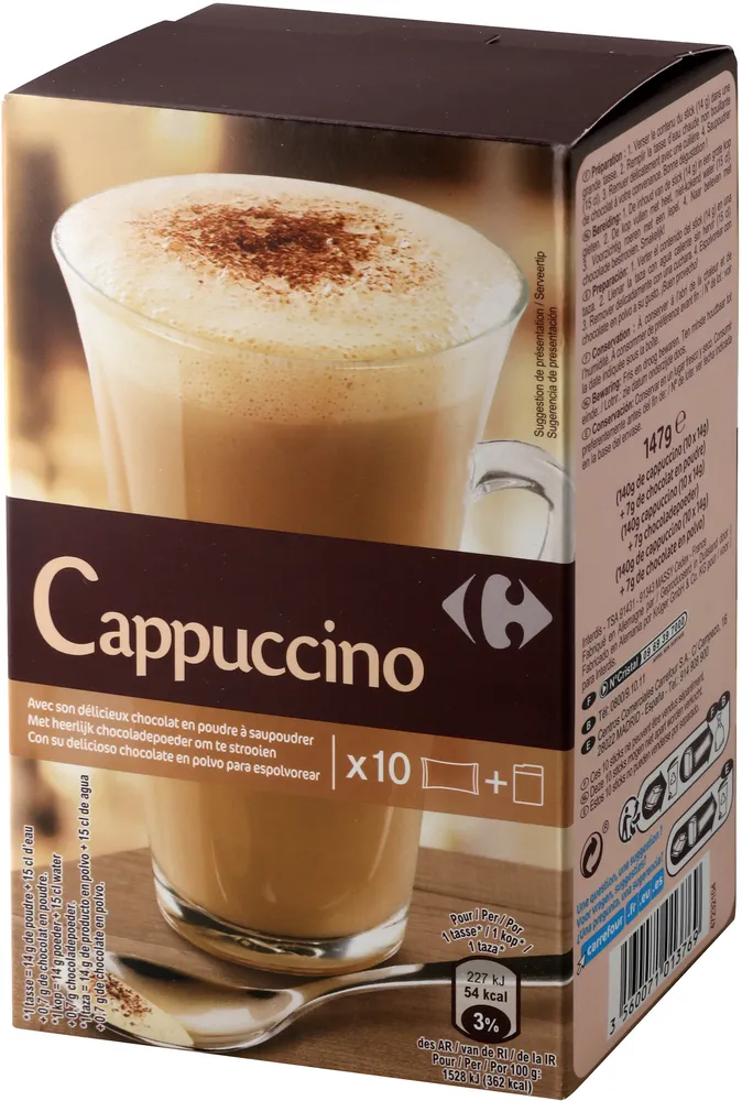 Capuccino soluble clásico