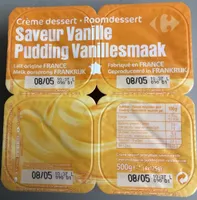 Crème dessert saveur vanille