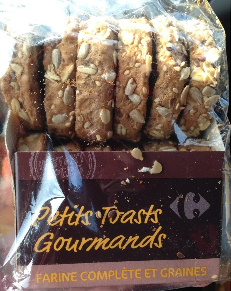 Petits toasts gourmands