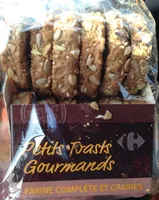 Petits toasts gourmands