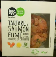 Tartare de saumon fumé à l'aneth, citron, échalote et ciboulette