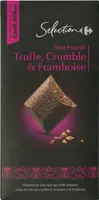 Chocolat Noir Fourré Truffe Crumble et Framboise