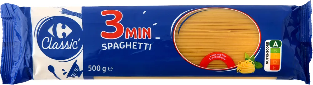 3 min spaghetti