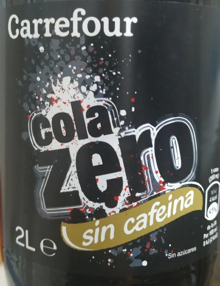 Cola Zero Sin Cafeína