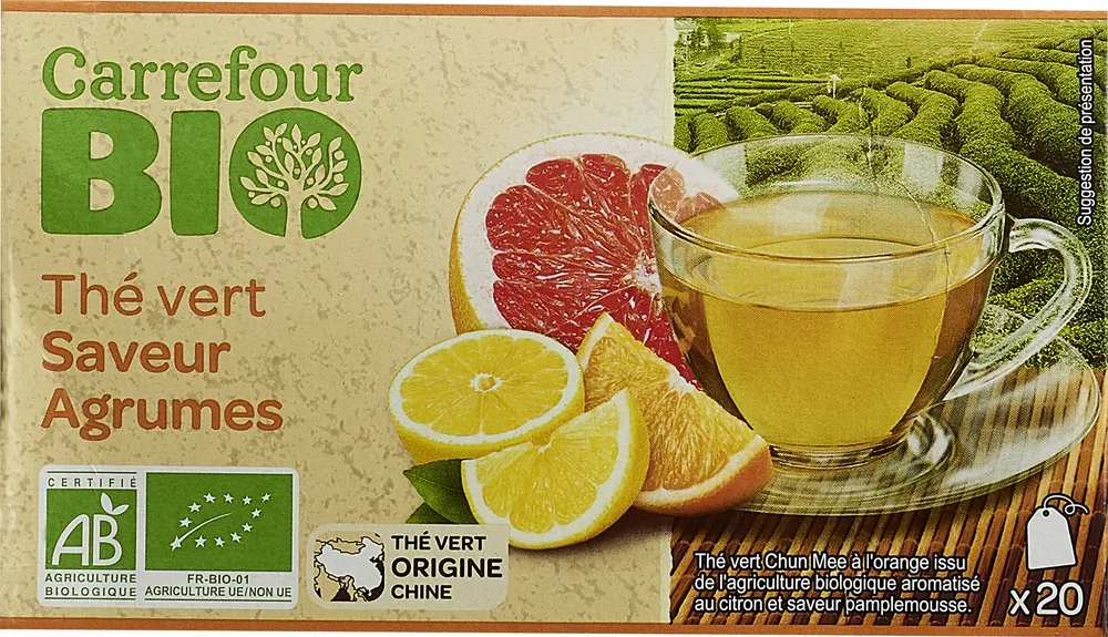 Thé vert Saveur Agrumes