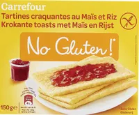 Tartine craquantes au maïs et riz
