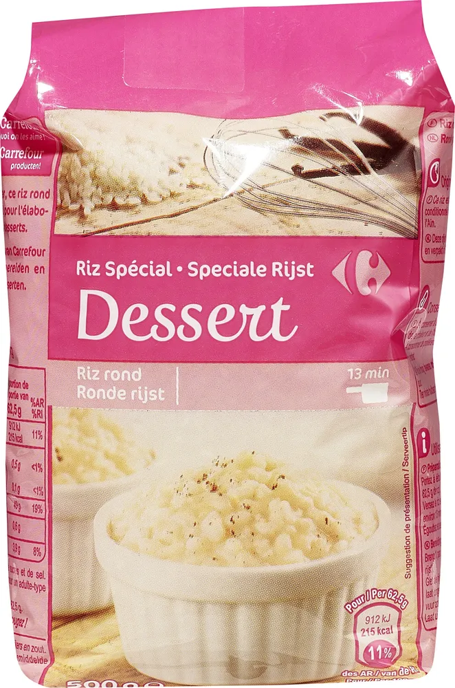 Riz spécial dessert