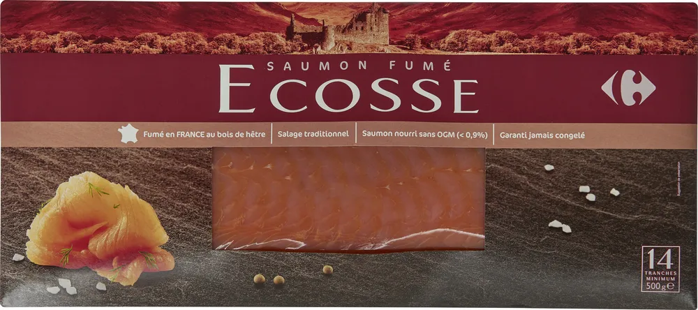 Saumon fumé élevé en ECOSSE