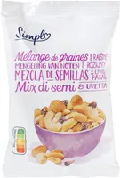 Mezcla de semillas & uvas pasas