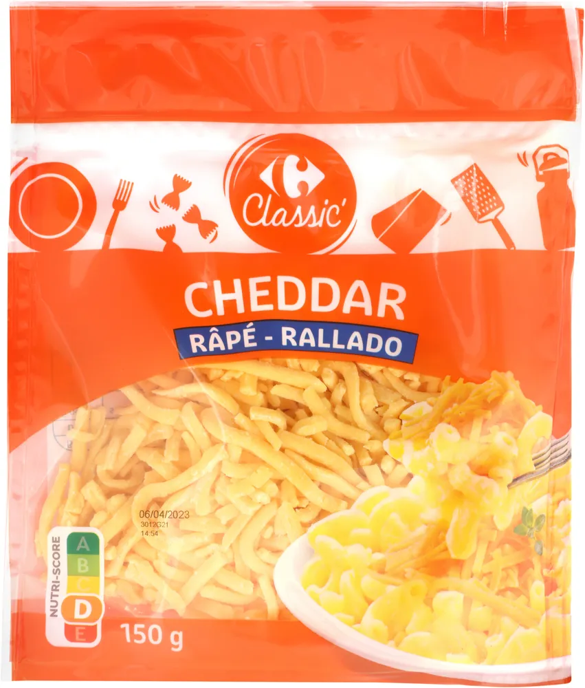 Cheddar rallado