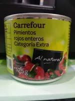 Pimientos rojos enteros carrefour
