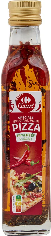 Spéciale pizza pimentée