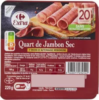 Quart de Jambon Sec 9 mois d'affinage minimum