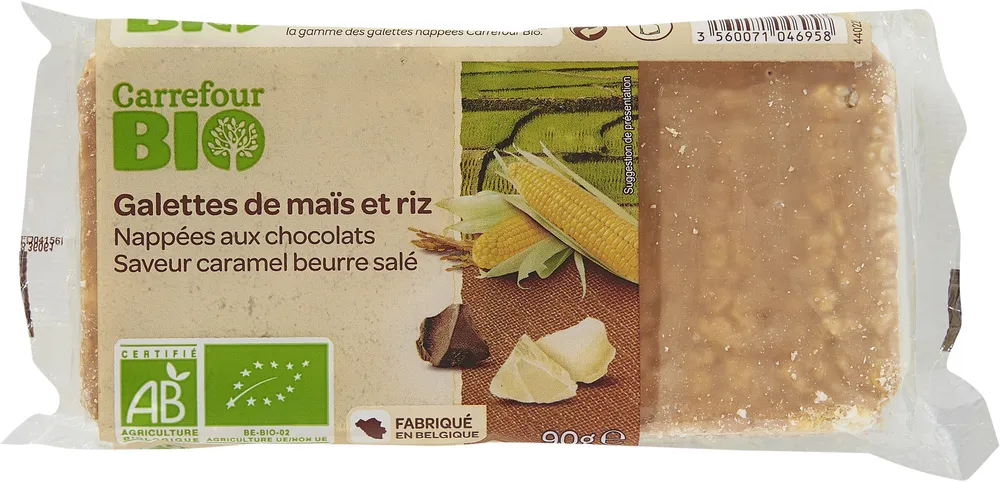 Galette De Mais Et Riz Chocolat Et Caramel