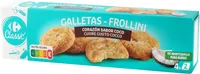 Galletas corazón sabor Coco
