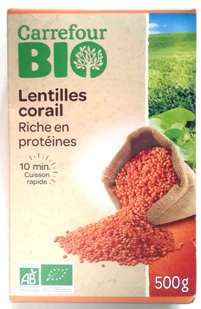 Lentilles corail