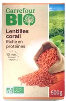 Lentilles corail