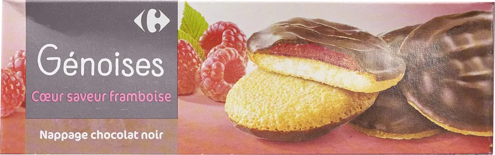 Génoises saveur framboise