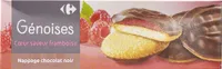 Génoises saveur framboise