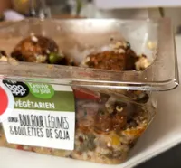 Quinoa boulgour boulette soja