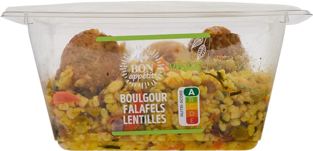 Boulgour falafels lentilles