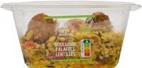 Boulgour falafels lentilles