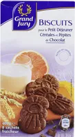 Biscuits pour le petit déjeuner céréales et pépites de chocolat