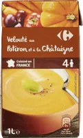 Velouté au potiron et a la chataigne