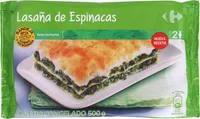 Lasaña de espinacas