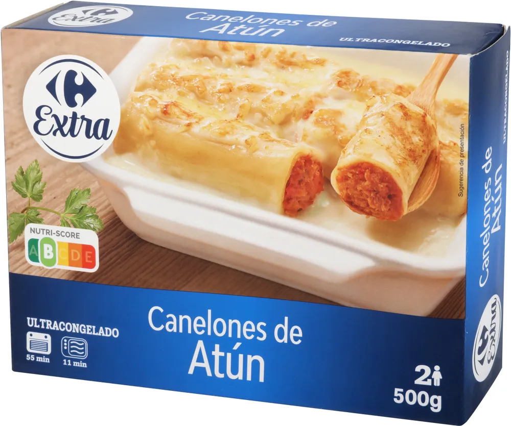 Canelones de atún
