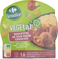 Boulettes au soja façon couscous