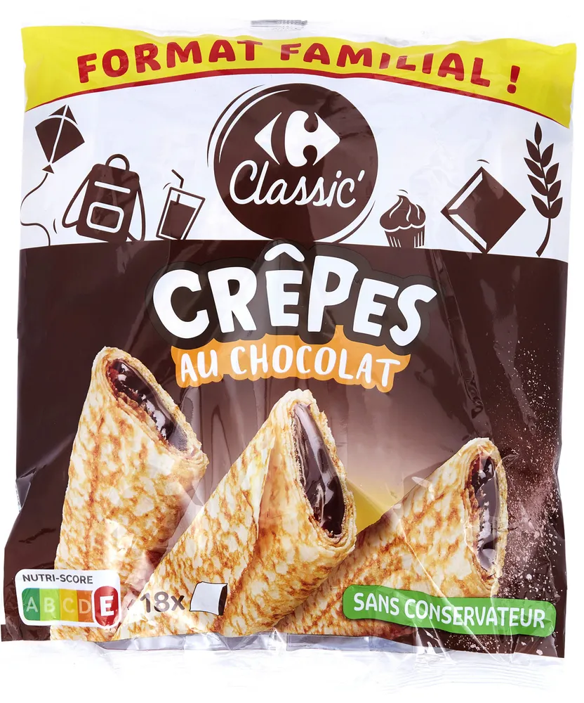 Crêpes au chocolat