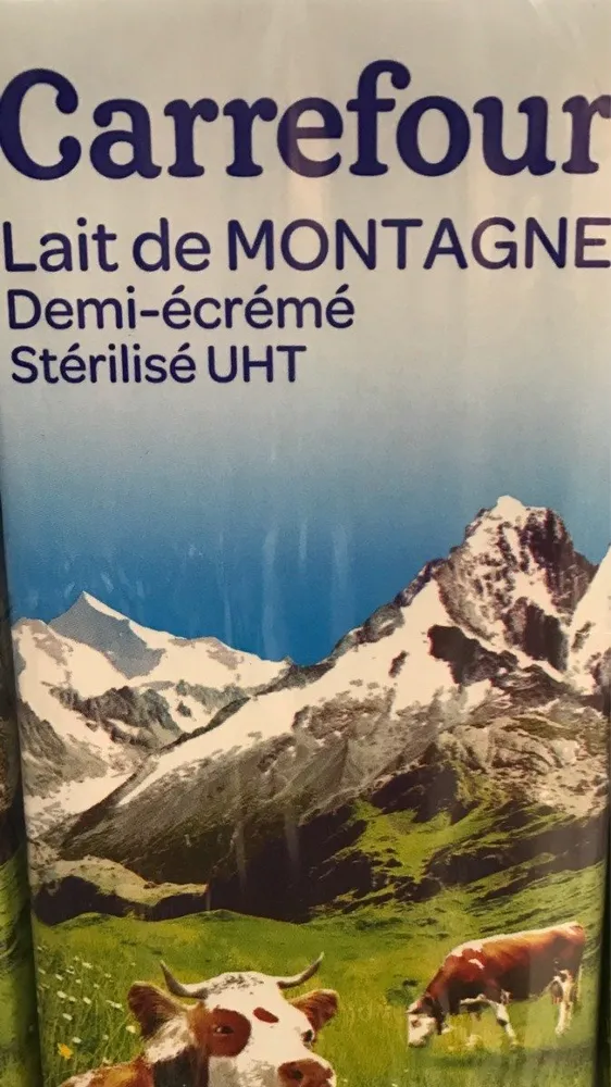 Lait de Montagne Demi-écrémé