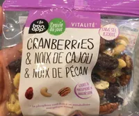 Cranberries & noix de cajou & noix de pécan