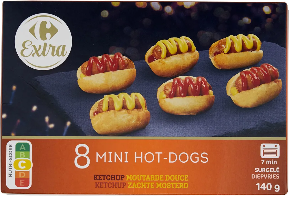 8 Mini Hot-Dogs