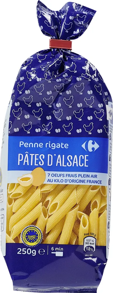 Pâtes d'Alsace - Penne rigate