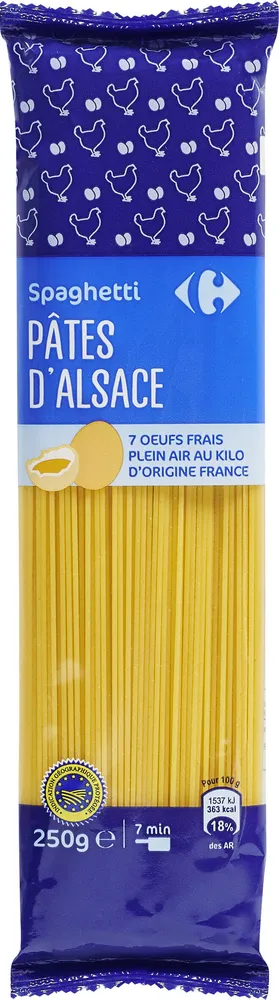 Spaghetti Pâtes d'Alsace