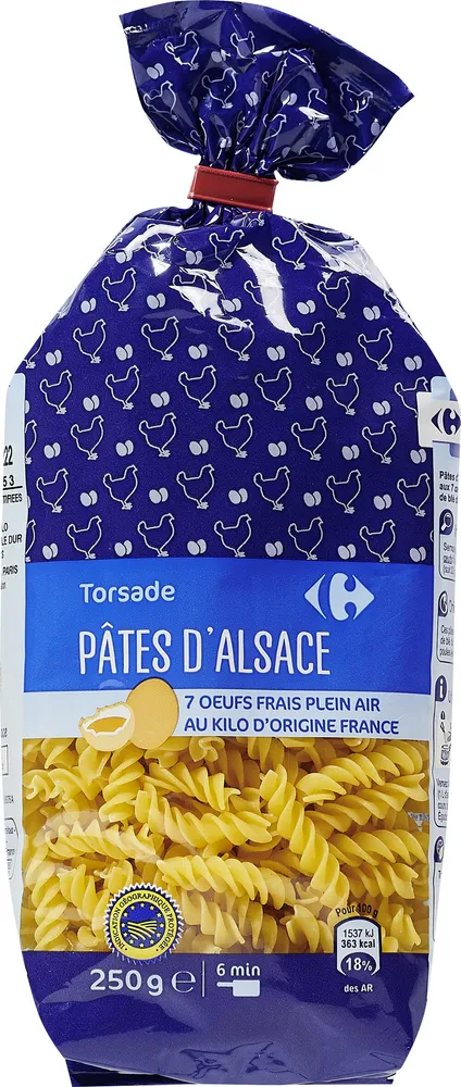 Torsade Pâtes d'Alsace