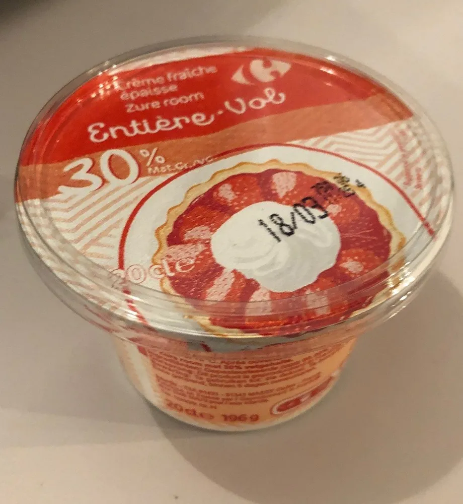 Crème fraîche épaisse Entière