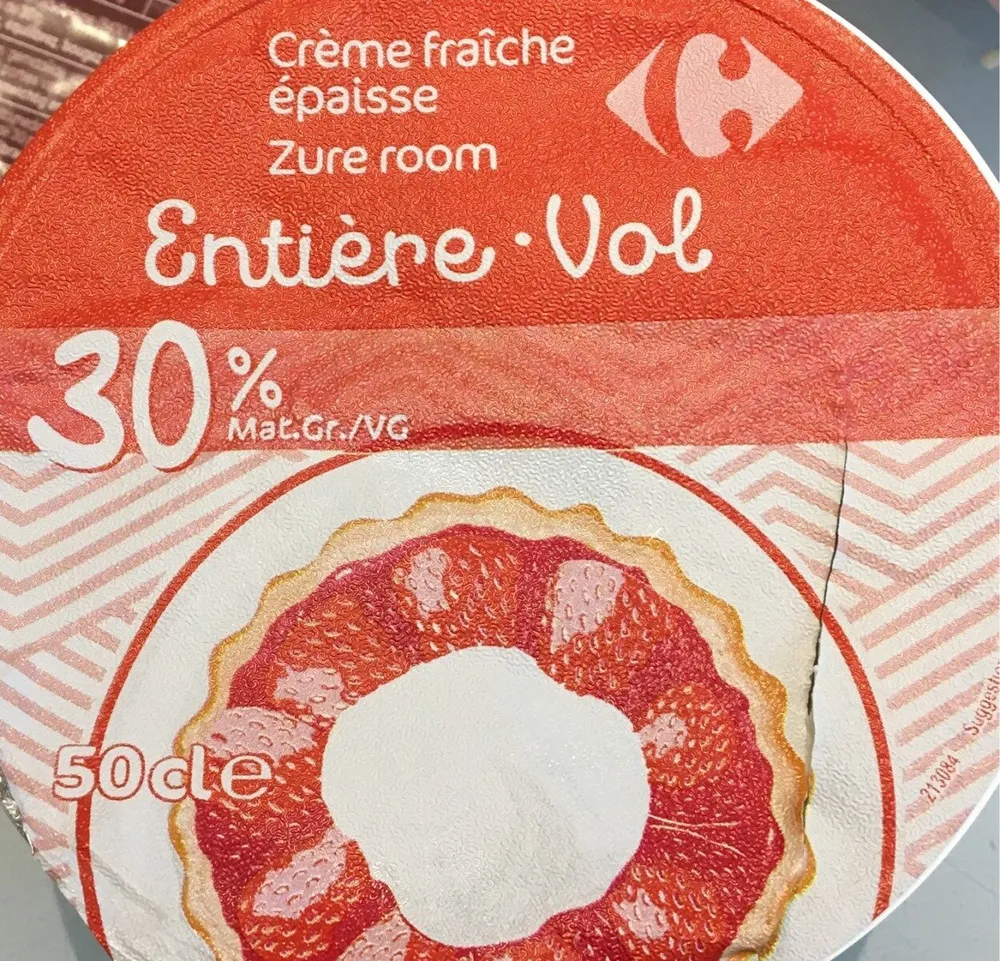 Crème fraîche épaisse Entière