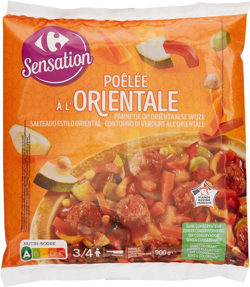 Poêlée à l'orientale