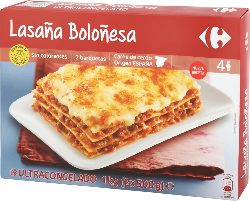 Lasaña boloñesa